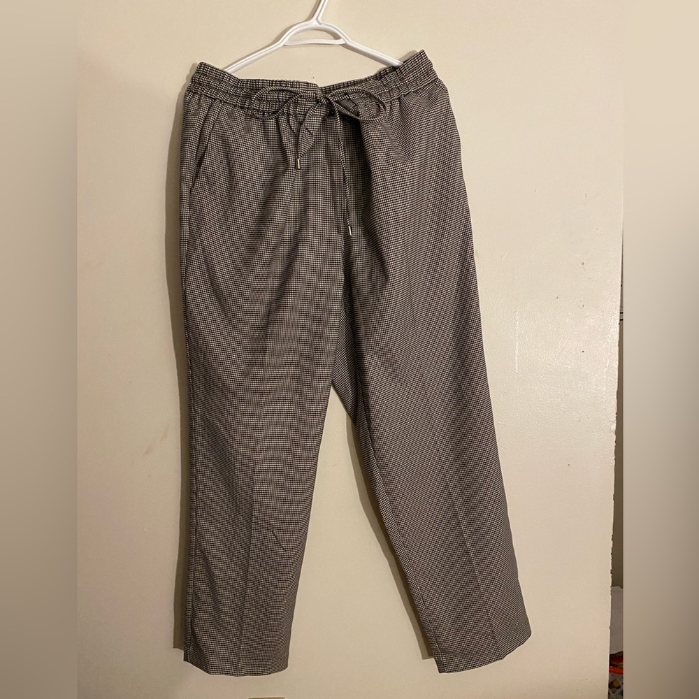 Plaid dress trousers